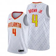 Camiseta Atlanta Hawks Charles Brown jr NO 4 Association Blanco