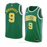 Camiseta Boston Celtics Bradley Wanamaker NO 8 Earned 2018-19 Verde