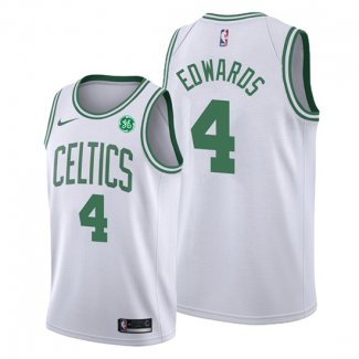 Camiseta Boston Celtics Carsen Edwards NO 4 Association 2019-20 Blanco