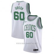 Camiseta Boston Celtics Jonathan Gibson NO 60 Association 2017-18 Blanco