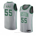 Camiseta Boston Celtics Nick King NO 55 Ciudad 2018-19 Gris