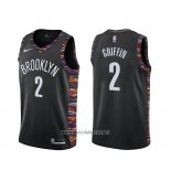 Camiseta Brooklyn Nets Blake Griffin NO 2 Ciudad Negro