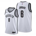 Camiseta Brooklyn Nets Deandre Jordan NO 8 Association Blanco