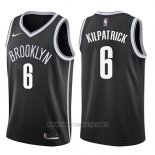 Camiseta Brooklyn Nets Sean Kilpatrick NO 6 Icon 2017-18 Negro