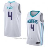 Camiseta Charlotte Hornets Marcus Paige NO 4 Association 2018 Blanco