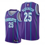 Camiseta Charlotte Hornets P.j. Washington NO 25 Classic 2019-20 Violeta