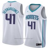 Camiseta Charlotte Hornets Willy Hernangomez NO 41 Association 2018 Blanco