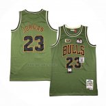 Camiseta Chicago Bulls Michael Jordan NO 23 Mitchell & Ness 1997-98 Verde
