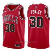 Camiseta Chicago Bulls Noah Vonleh NO 30 Icon 2017-18 Rojo