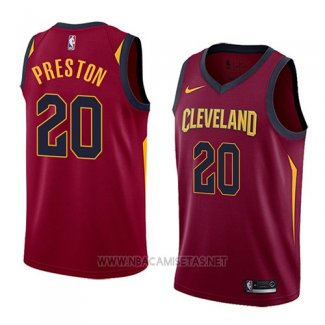 Camiseta Cleveland Cavaliers Billy Preston NO 20 Icon 2018 Rojo