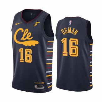 Camiseta Cleveland Cavaliers Cedi Osman NO 16 Ciudad Azul