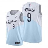 Camiseta Cleveland Cavaliers Dylan Windler NO 9 Earned 2019-20 Azul