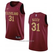 Camiseta Cleveland Cavaliers Jarrett Allen NO 31 Icon 2022-23 Rojo