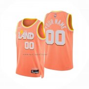 Camiseta Cleveland Cavaliers Personalizada Ciudad 2025-26 Naranja