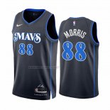 Camiseta Dallas Mavericks Markieff Morris NO 88 Ciudad 2023-24 Azul