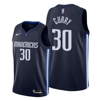 Camiseta Dallas Mavericks Seth Curry NO 30 Statement Azul2