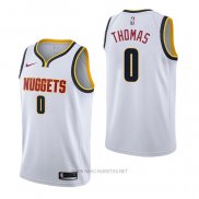 Camiseta Denver Nuggets Isaiah Thomas NO 0 Association Blanco