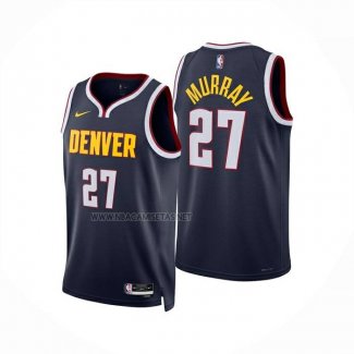 Camiseta Denver Nuggets Jamal Murray NO 27 Icon 2025-26 Azul