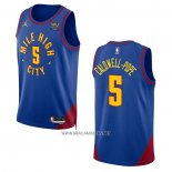 Camiseta Denver Nuggets Kentavious Caldwell-Pope NO 5 Statement 2022-23 Azul