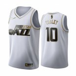 Camiseta Golden Edition Utah Jazz Mike Conley NO 10 2019-20 Blanco