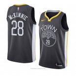 Camiseta Golden State Warriors Alfonzo Mckinnie NO 28 Statement 2018 Negro