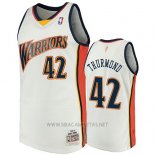 Camiseta Golden State Warriors Nathaniel Thurmond NO 42 2009-10 Hardwood Classics Blanco