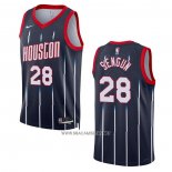 Camiseta Houston Rockets Alperen Sengun NO 28 Ciudad 2022-23 Negro