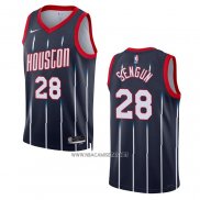 Camiseta Houston Rockets Alperen Sengun NO 28 Ciudad 2022-23 Negro