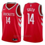 Camiseta Houston Rockets Gerald Green NO 14 2017-18 Rojo