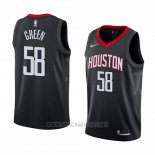 Camiseta Houston Rockets Gerald Green NO 58 Statement 2018 Negro