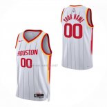 Camiseta Houston Rockets Personalizada Association 2026-27 Blanco