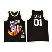 Camiseta Houston Rockets x Cactus Jack NO 01 Negro