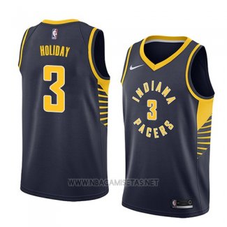 Camiseta Indiana Pacers Aaron Holiday NO 3 Icon 2018 Azul