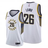 Camiseta Indiana Pacers Jeremy Lamb NO 26 Association Blanco