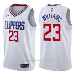 Camiseta Los Angeles Clippers Lou Williams NO 23 Association 2017-18 Blanco
