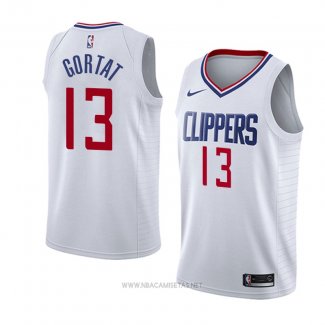 Camiseta Los Angeles Clippers Marcin Gortat NO 13 Association 2018 Blanco