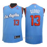 Camiseta Los Angeles Clippers Paul George NO 13 2019-20 Azul