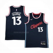 Camiseta Los Angeles Clippers Paul George NO 13 Icon 2024-25 Azul