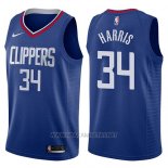 Camiseta Los Angeles Clippers Tobias Harris NO 34 Icon 2017-18 Azul