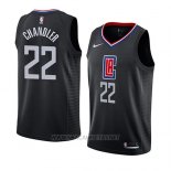 Camiseta Los Angeles Clippers Wilson Chandler NO 22 Statement 2019 Negro