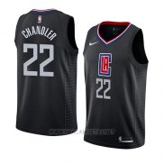 Camiseta Los Angeles Clippers Wilson Chandler NO 22 Statement 2019 Negro