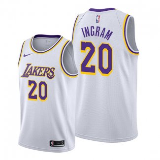 Camiseta Los Angeles Lakers Andre Ingram NO 20 Association Blanco