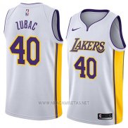 Camiseta Los Angeles Lakers Ivica Zubac NO 40 Association 2018 Blanco