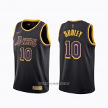 Camiseta Los Angeles Lakers Jared Dudley NO 10 Earned 2020-21 Negro