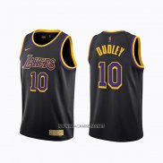 Camiseta Los Angeles Lakers Jared Dudley NO 10 Earned 2020-21 Negro
