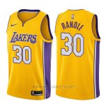 Camiseta Los Angeles Lakers Julius Randle NO 30 Icon 2017-18 Oro
