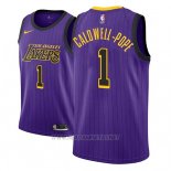 Camiseta Los Angeles Lakers Kentavious Caldwell-Pope NO 1 Ciudad 2018 Violeta
