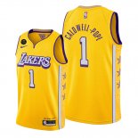 Camiseta Los Angeles Lakers Kentavious Caldwell-Pope NO 1 Ciudad Amarillo