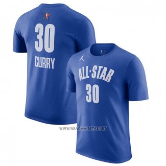 Camiseta Manga Corta All Star 2023 Stephen Curry Azul