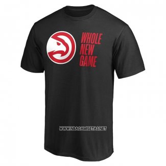 Camiseta Manga Corta Atlanta Hawks Whole New Game Negro